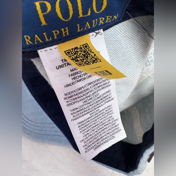 Polo Ralph Lauren Polo Bear Denim Ball Cap NWT - Picture 5 of 5
